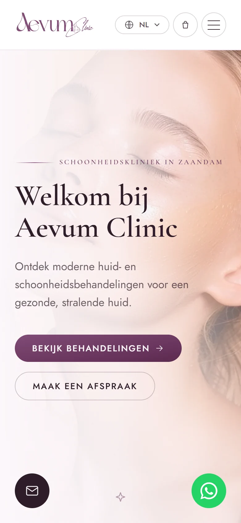 Aevum Clinic — موقع ومتجر ونظام إدارة لعيادة تجميل، مع العلاجات والمواعيد والدورات التدريبية ون (6)