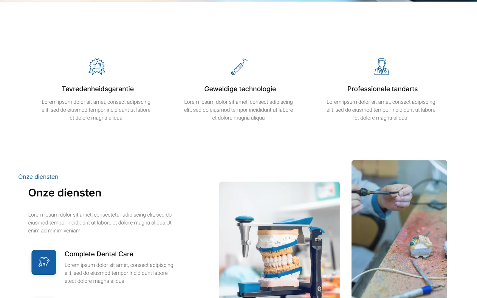 Bright Lab — موقع لمختبر أسنان رقمي يعرض خدمات مثل التيجان والجسور والقشور التجميلية والتصميم (1)