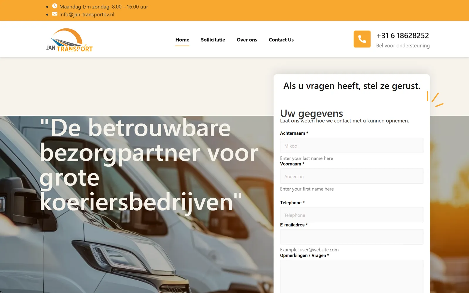 Jan Transport B.V.