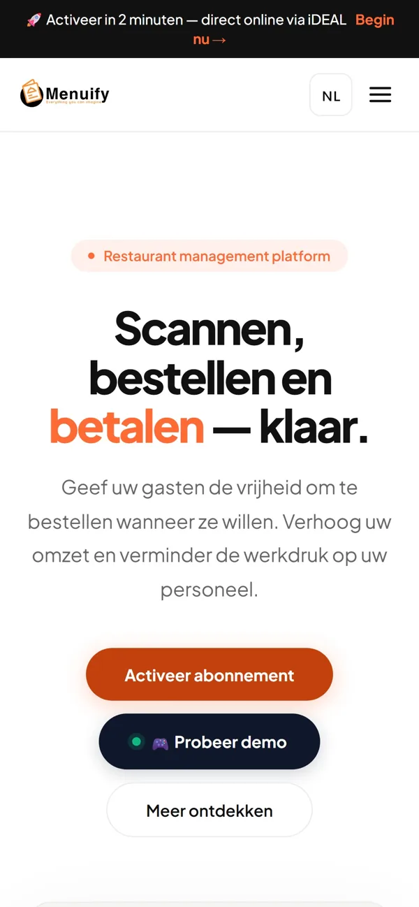Menuify — A complete SaaS platform for restaurants: QR menu, online ordering and delivery, (2)