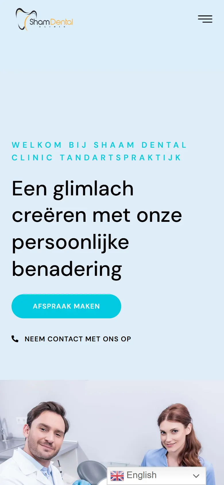 Shaam Dental Clinic — A calm, professional website for Shaam Dental Clinic in Haarlem, with a clear ov (2)